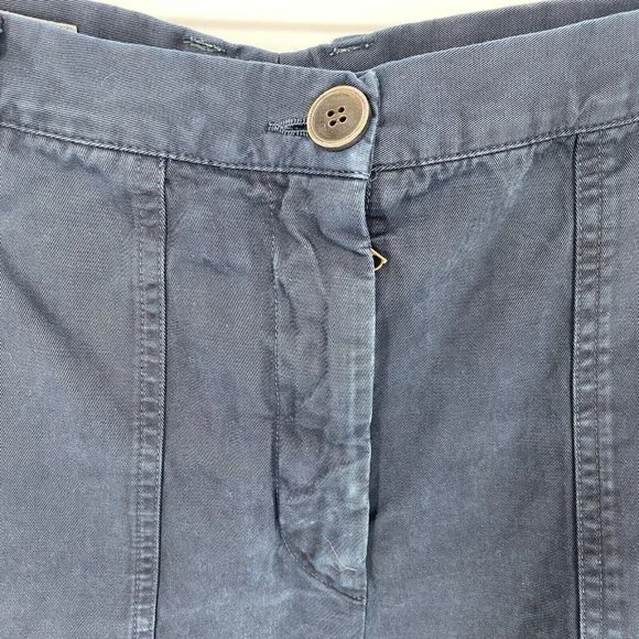 Dries van notes pants women’s 6 navy blue wide leg relaxed loose fit - Picture 3 of 7